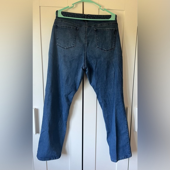 Measure and made blue jeans size 16 fit 2 - like new - Picture 3 of 6